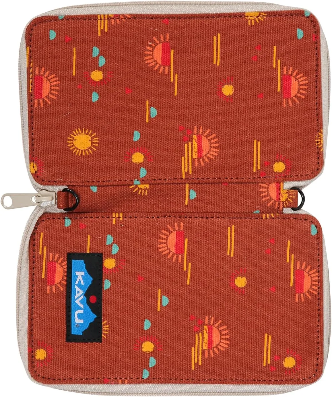 KAVU Go Time Bi-Fold Crossbody Wallet with Rope Strap