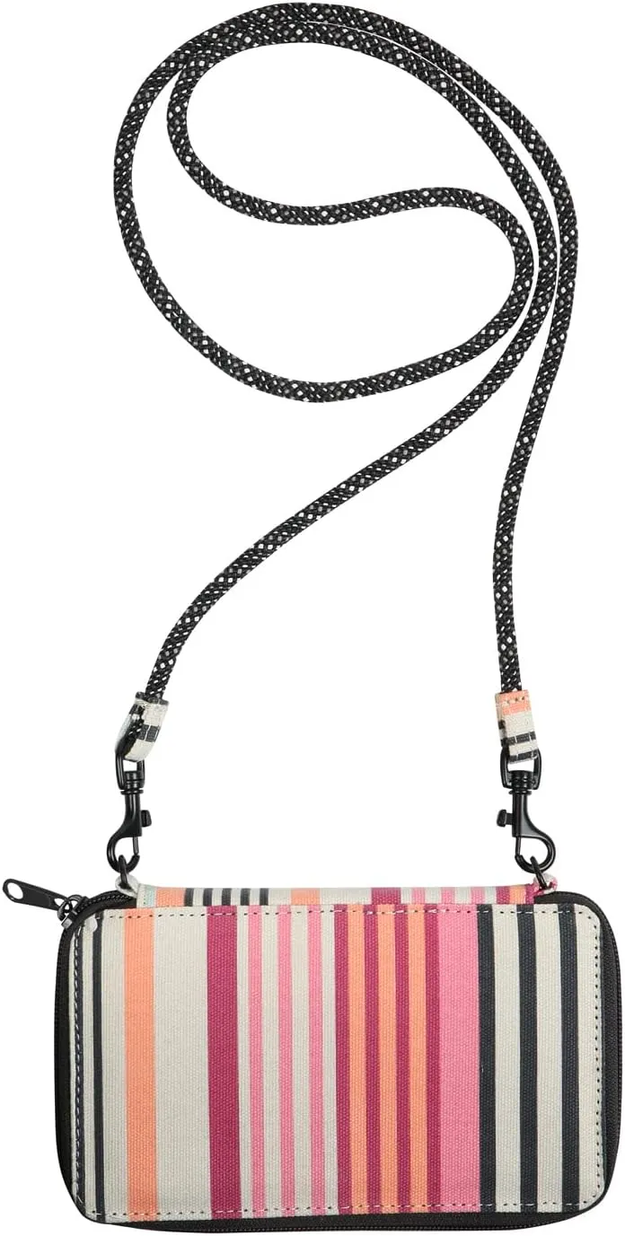 KAVU Go Time Bi-Fold Crossbody Wallet with Rope Strap