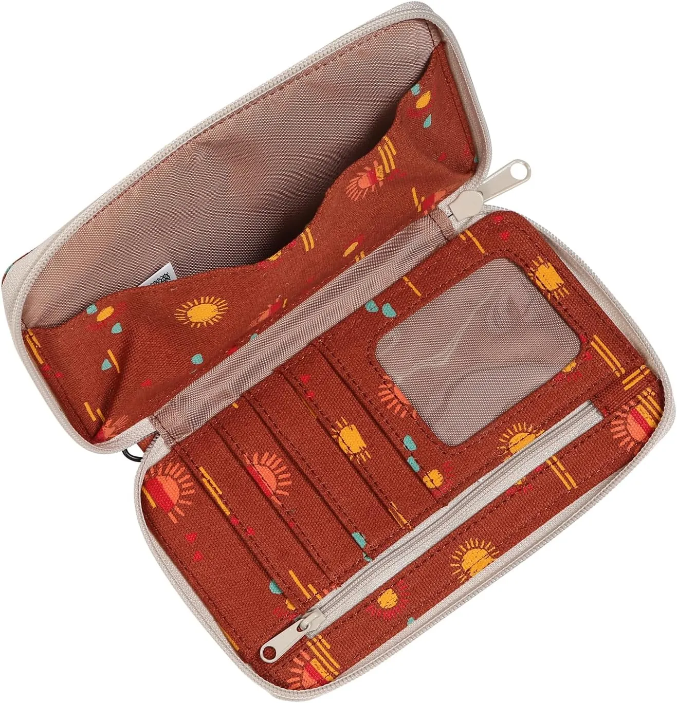 KAVU Go Time Bi-Fold Crossbody Wallet with Rope Strap