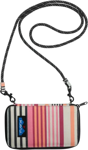 KAVU Go Time Bi-Fold Crossbody Wallet with Rope Strap