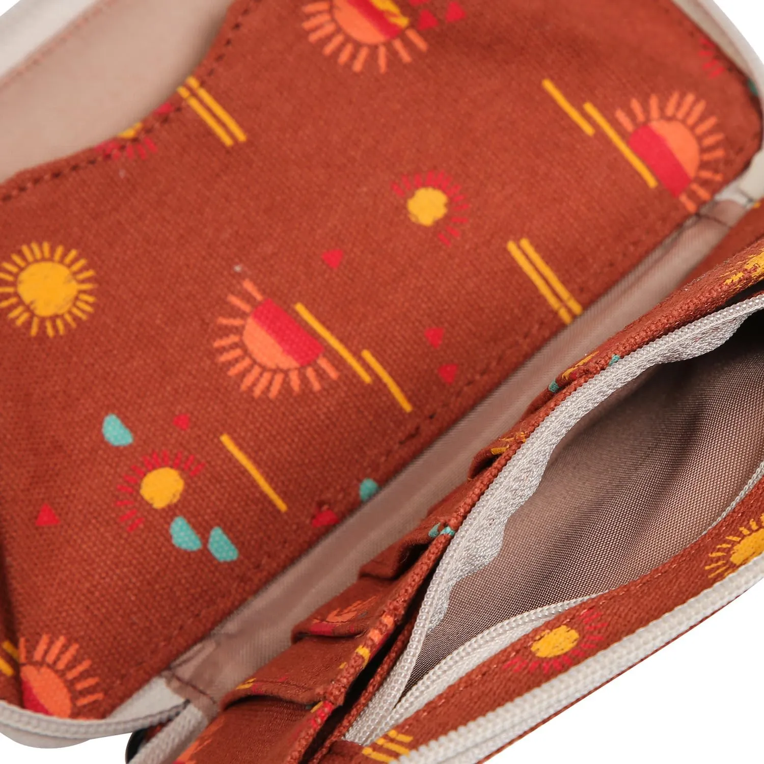KAVU Go Time Bi-Fold Crossbody Wallet with Rope Strap