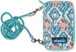 KAVU Go Time Bi-Fold Crossbody Wallet with Rope Strap
