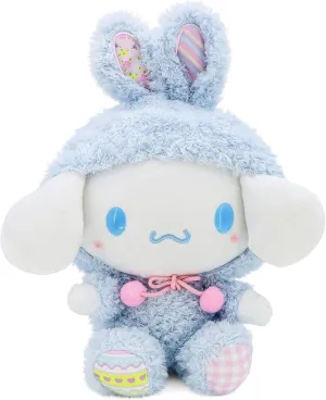 Kawaii Cartoon Bunny Cross-Dressing Series Plush,Rabbit Stuffed Cute Soft Doll Toys, Plush Pillow Stuffed Animals Toy Birthday Gifts for Girls Kids (Blue)