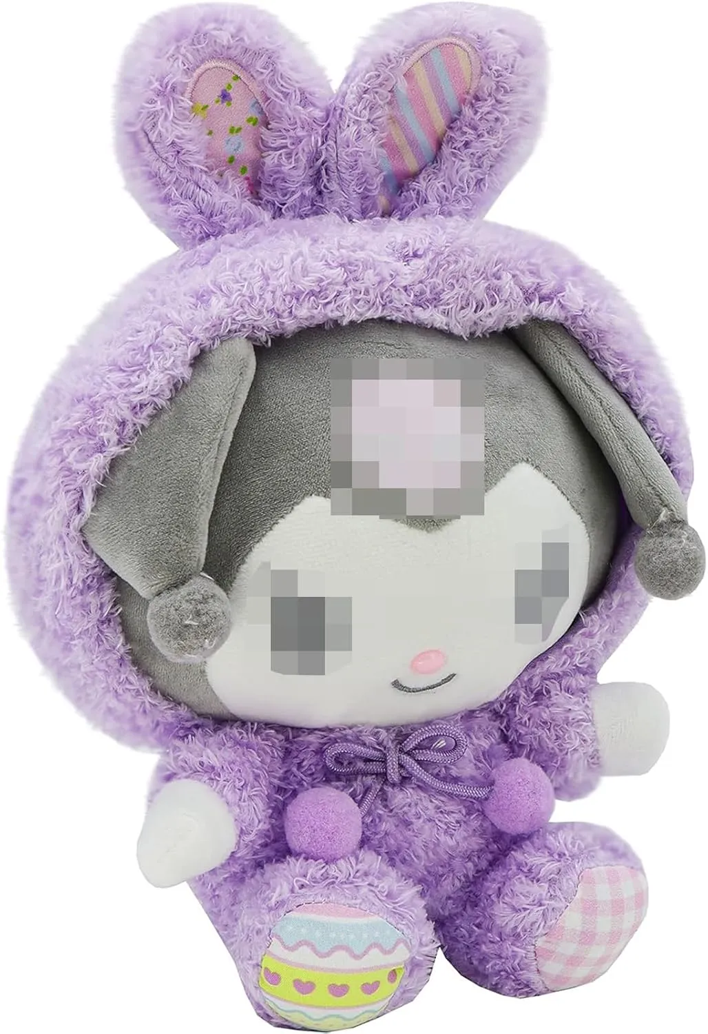 Kawaii Cartoon Bunny Cross-Dressing Series Plush,Rabbit Stuffed Cute Soft Doll Toys, Plush Pillow Stuffed Animals Toy Birthday Gifts for Girls Kids (Purple)