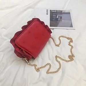 Kawaii Fun Wave Ruffles  Shoulder Bag
