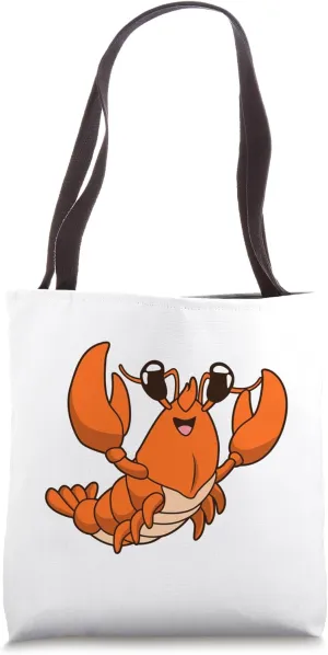 Kawaii lobster Tote Bag