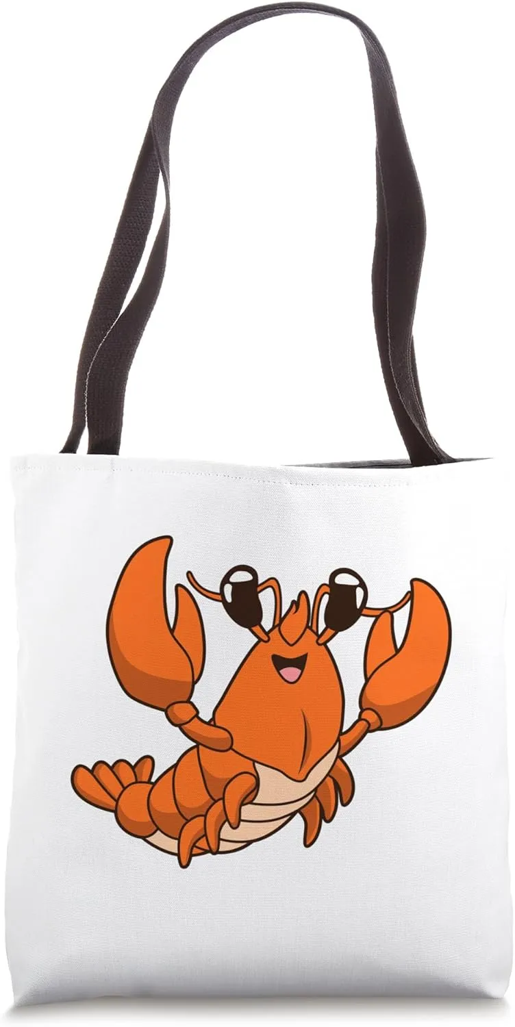 Kawaii lobster Tote Bag