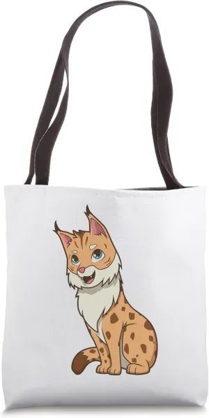 Kawaii Lynx Tote Bag