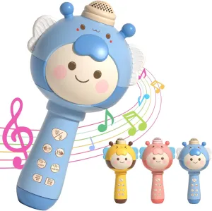 Kids Karaoke Machine,Children’s Karaoke Microphone, Birthday Gifts,Music Toys for Toddlers,Handheld Wireless Microphone,Kids Portable Bluetooth Speaker
