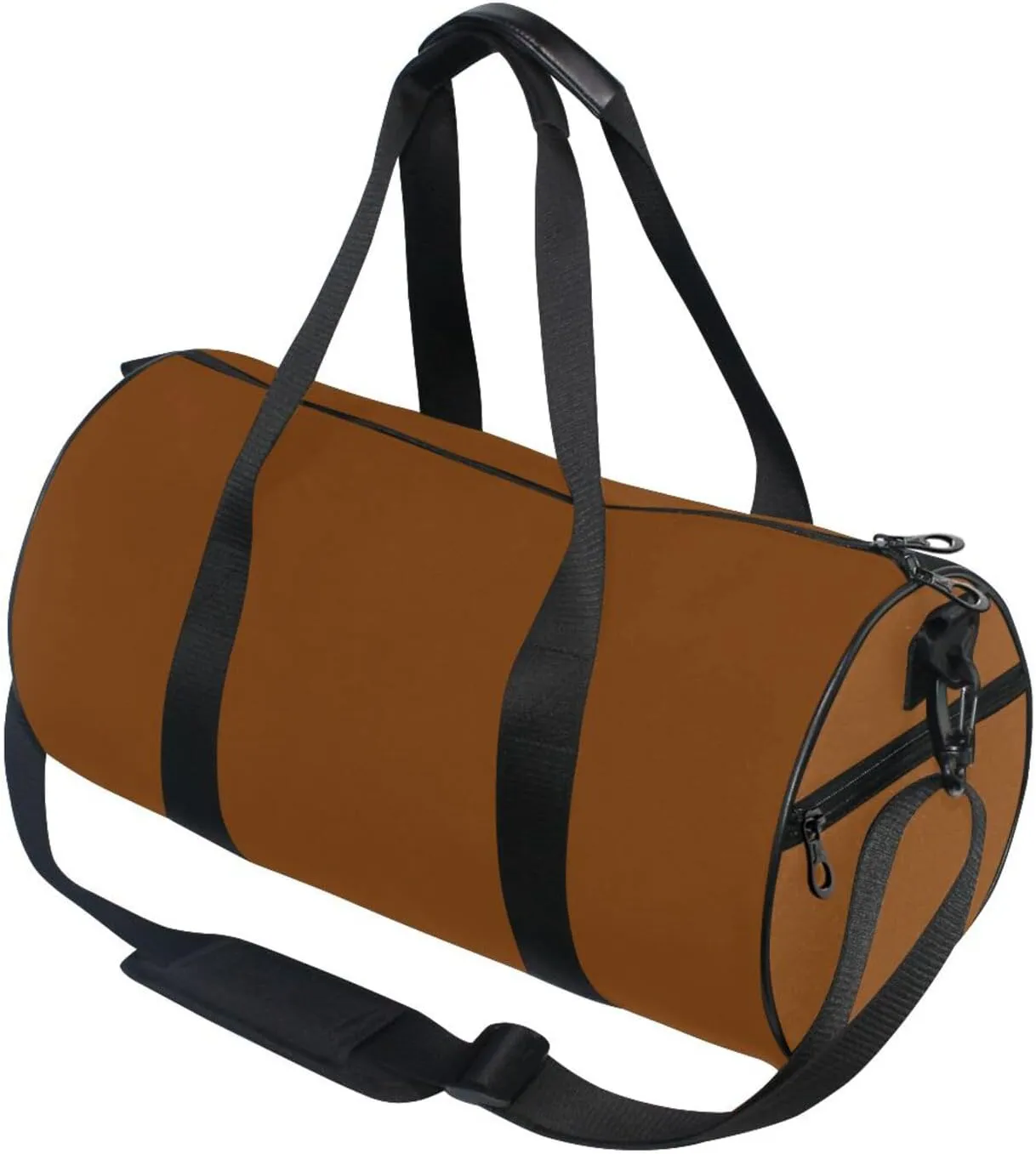 Kids Overnight Duffel Bags Lightweight Gymnastics Sports Bag for Women Men Weekender Overnight Bag Brown Color