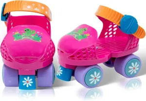 Kids Roller Skate for Girls Boys Age 2-5 Years Old, Adjustable Toddler Rollerskates, Children Beginner Roller Skate