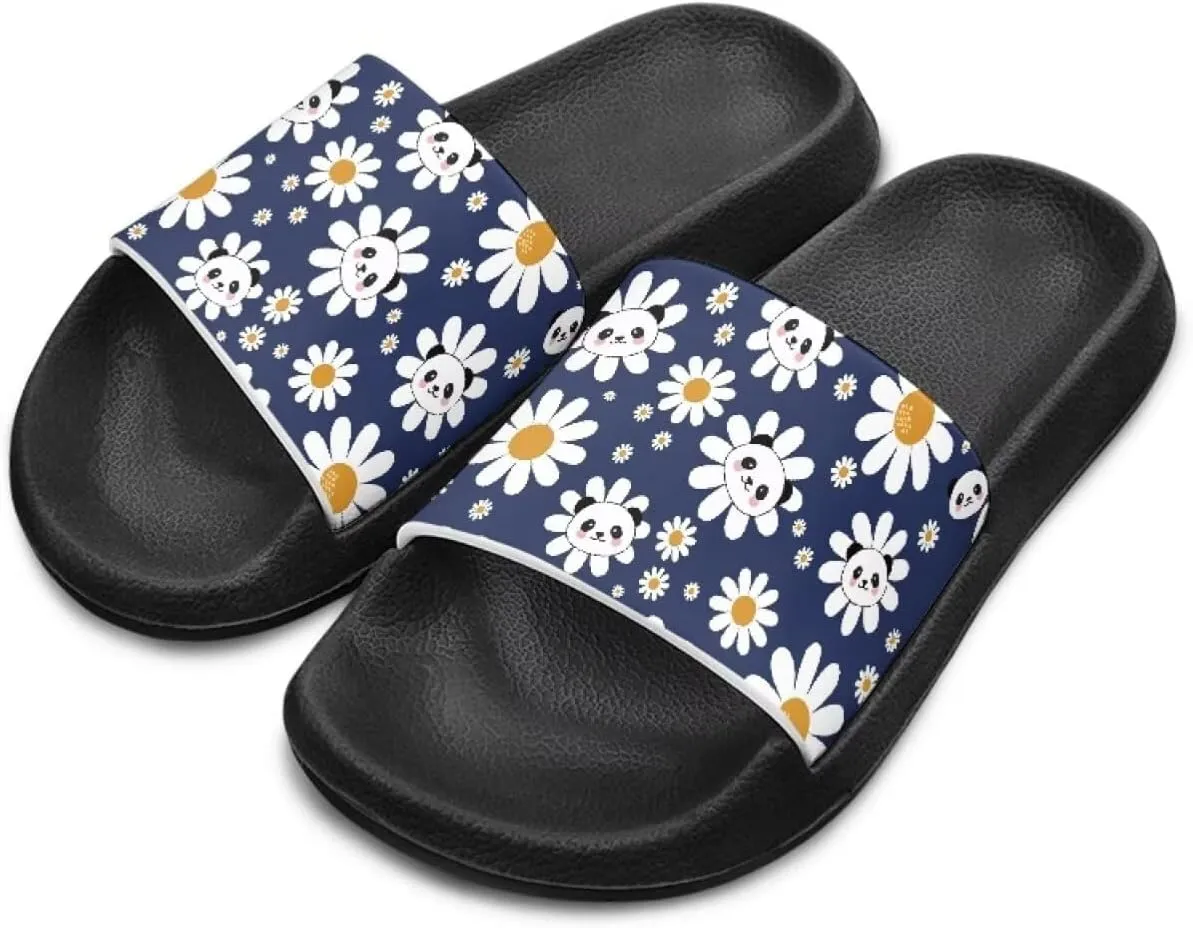 Kids Slides Boys Girls Shower Slippers Slip on Slide Sandals Non-slip Summer Beach Pool Shoes
