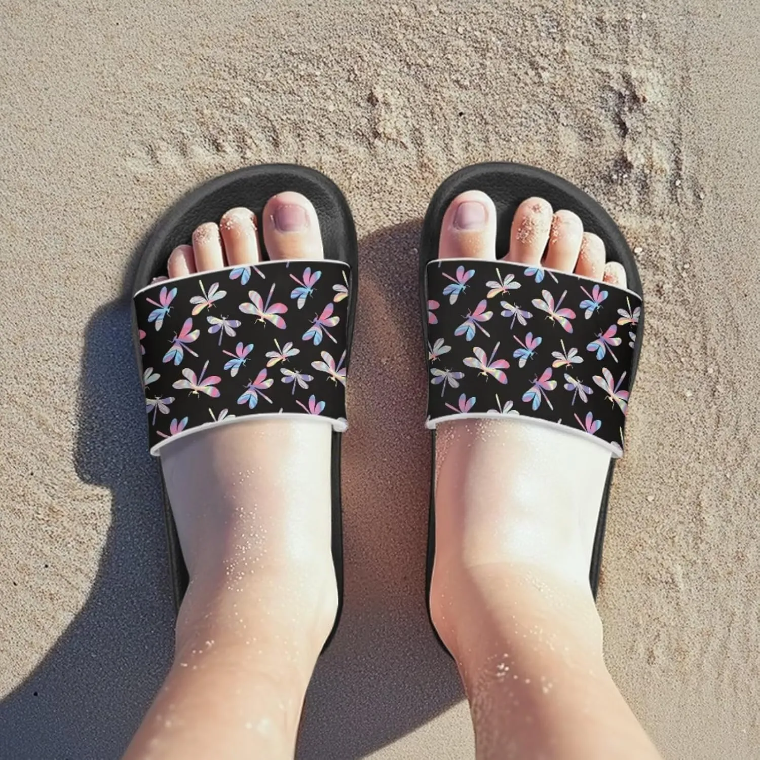 Kids Slides Toddler Boys Girls Shower Slippers Boys Girls Flip Flops Beach Pool Home Sandals