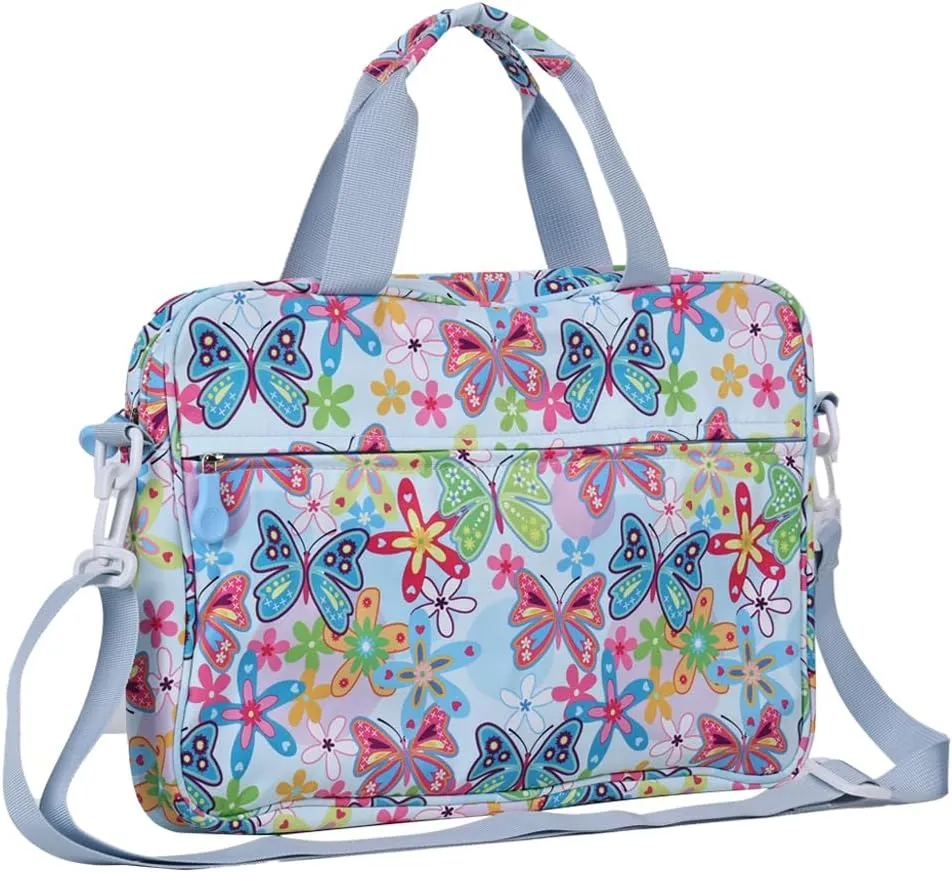 Kids Tablet Bag for Boy Girl Dinosaur Tablet Sleeve Carrying Case with Handle Shoulder Strap 13 inch Tablet Travel Bag