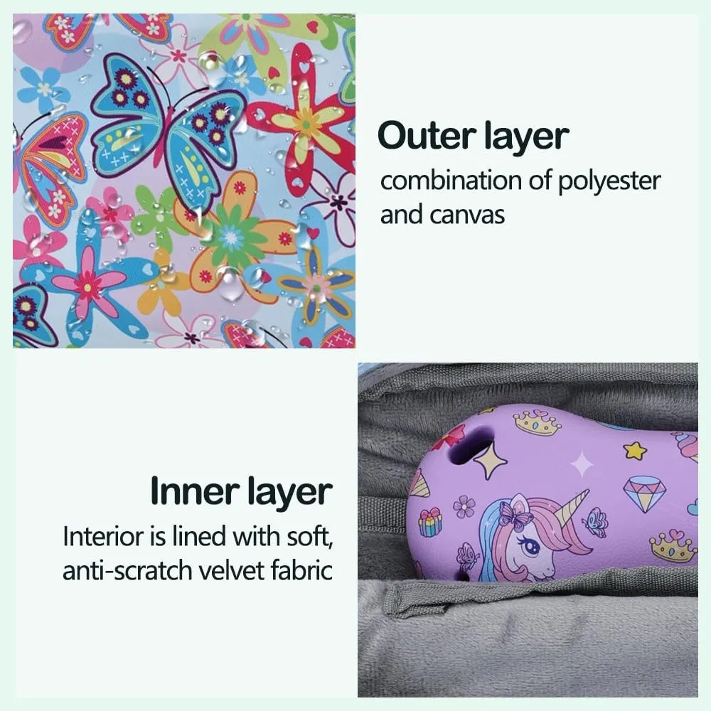 Kids Tablet Bag for Boy Girl Dinosaur Tablet Sleeve Carrying Case with Handle Shoulder Strap 13 inch Tablet Travel Bag