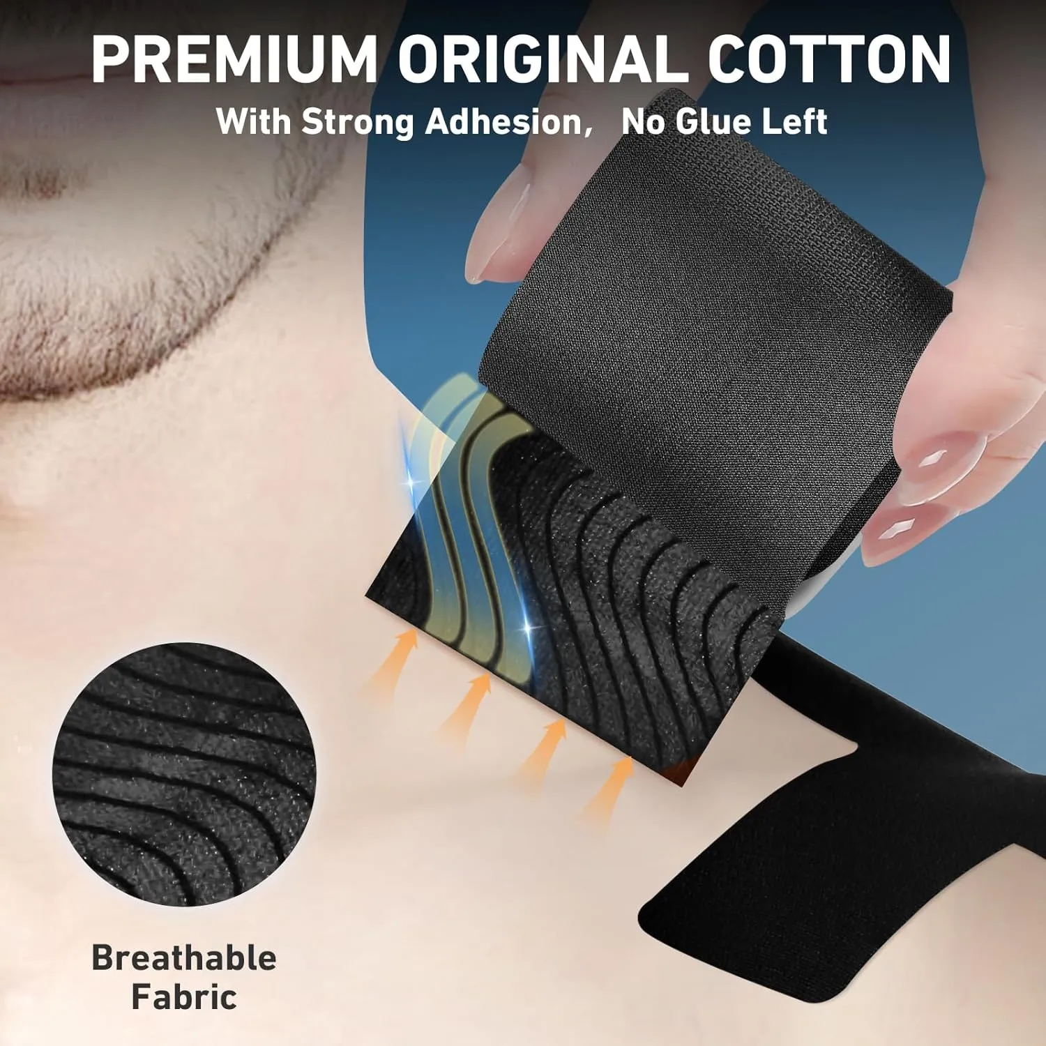 Kinesiology Tape for Shoulder Precut, 12 PCS Shoulder Tape for Pain Relief, KTQUICK Original Cotton Waterproof & Breathable, Enhance Elastic Sports Tape for Pain Support and Muscle Sports, Black