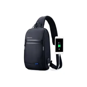 Kingsons Men's anti-theft waterproof crossbody bag (9.7 inches) - KS3174W