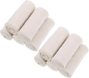 Kisangel Sports Leg Guard Cover 10pcs Elastic Bandages Corrective Wrap Compression for Ankle Foot Knee