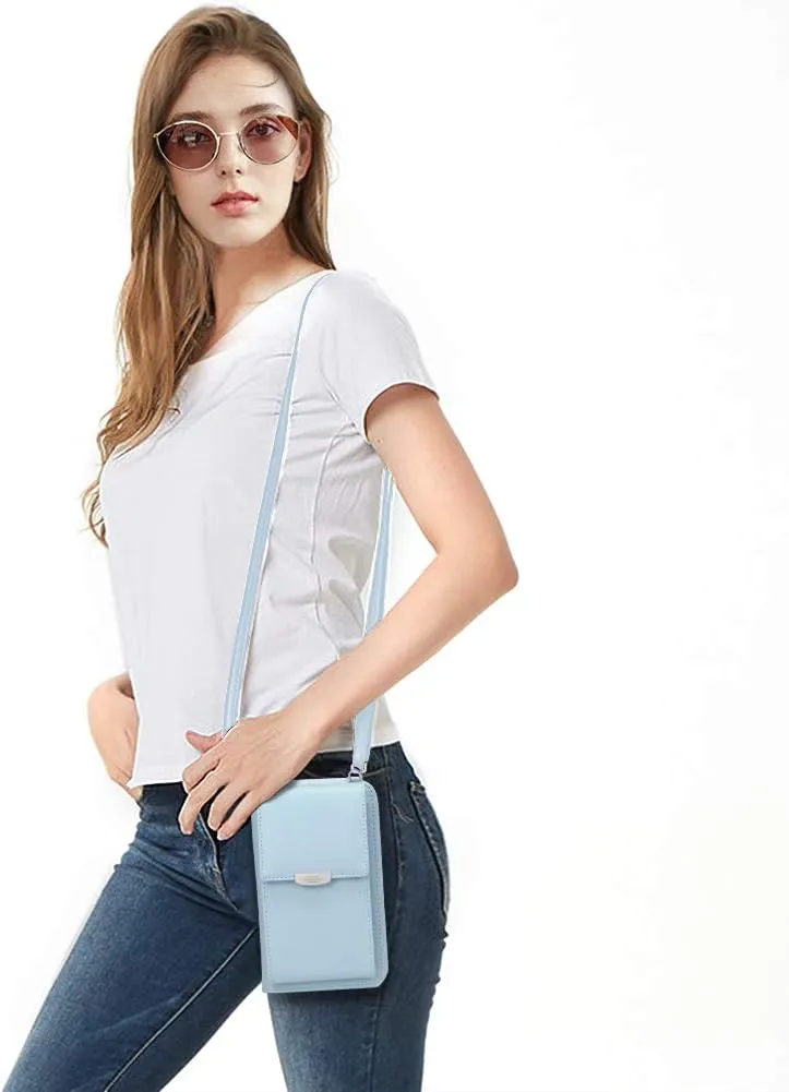 KUKOO Small Crossbody Bag Cell Phone Purse Wallet with Credit Card Slots for Women
