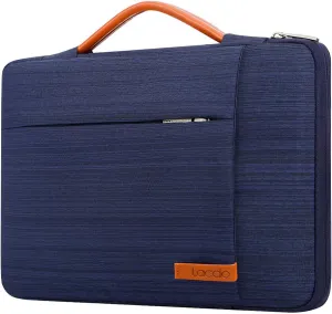 Lacdo 360° Protective 14 Inch Laptop Sleeve Case for HP Lenovo Dell ASUS Acer Chromebook 14 / HP Stream 14 / Dell Inspiron 14 / Lenovo IdeaPad 14 / Acer Spin 3 /ASUS ZenBook 14 Computer Bag, Blue