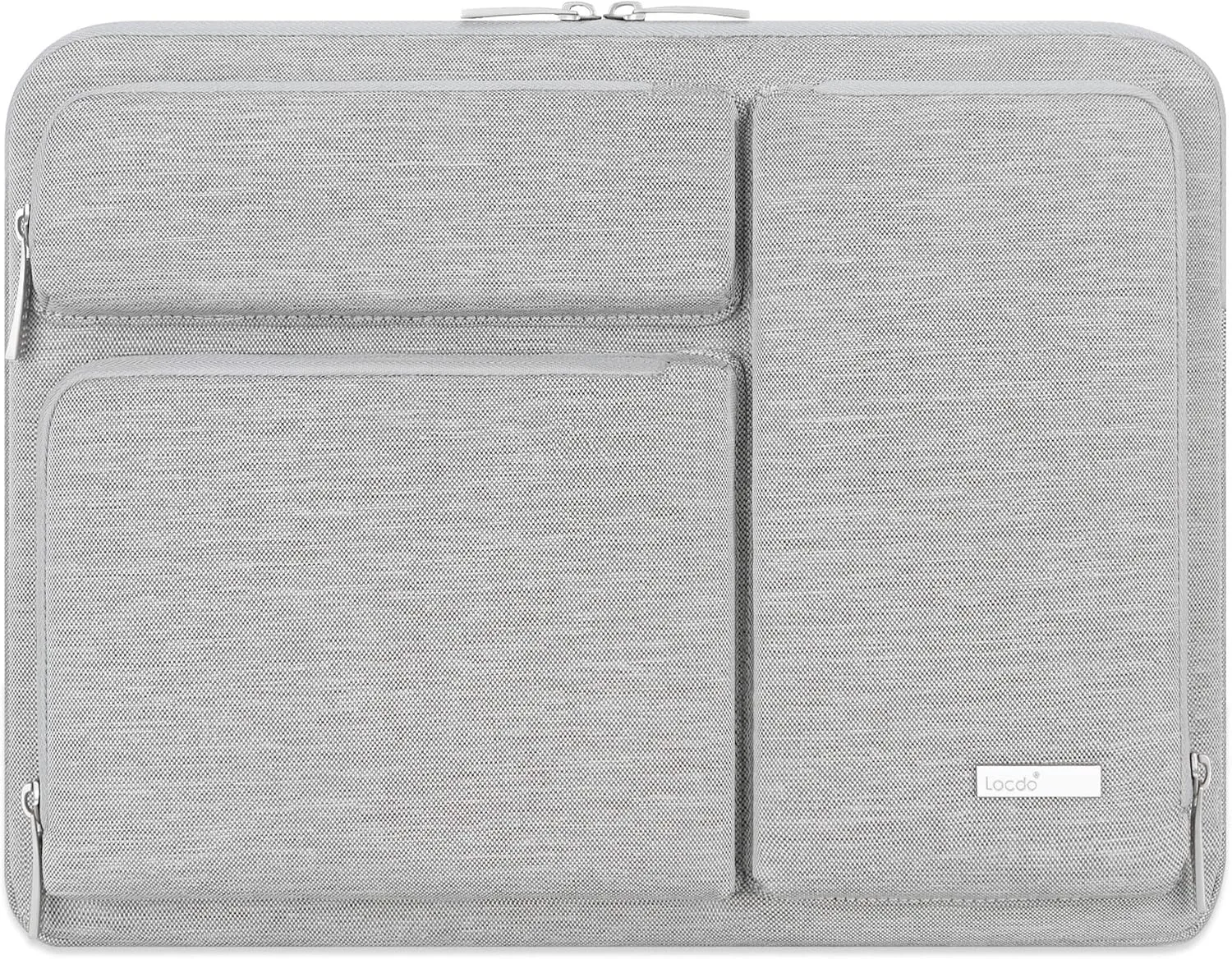 Lacdo 360° Protective Laptop Sleeve Case for 14 inch HP Chromebook / X360 / HP Stream, Acer Swift/Chromebook 314, 14" IdeaPad S330 ASUS Dell Portable Laptop Computer Bag, Gray