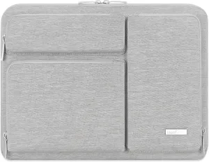 Lacdo 360° Protective Laptop Sleeve Case for 14 inch HP Chromebook / X360 / HP Stream, Acer Swift/Chromebook 314, 14" IdeaPad S330 ASUS Dell Portable Laptop Computer Bag, Gray