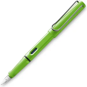 LAMY L13GN-F Fountain Pen, F, Fine Point, Safari, Green