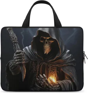 Laptop Bag for Women Computer Tote Bag Grim Reaper Business Bag Briefcase Lightweight Handbag