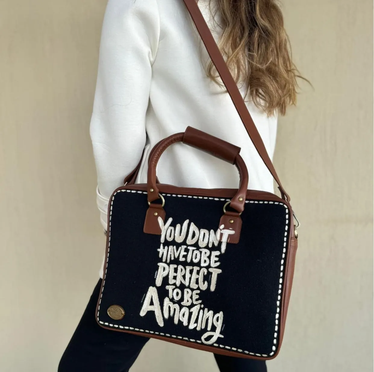 Laptop Bag You Dont Have To Be Perfect