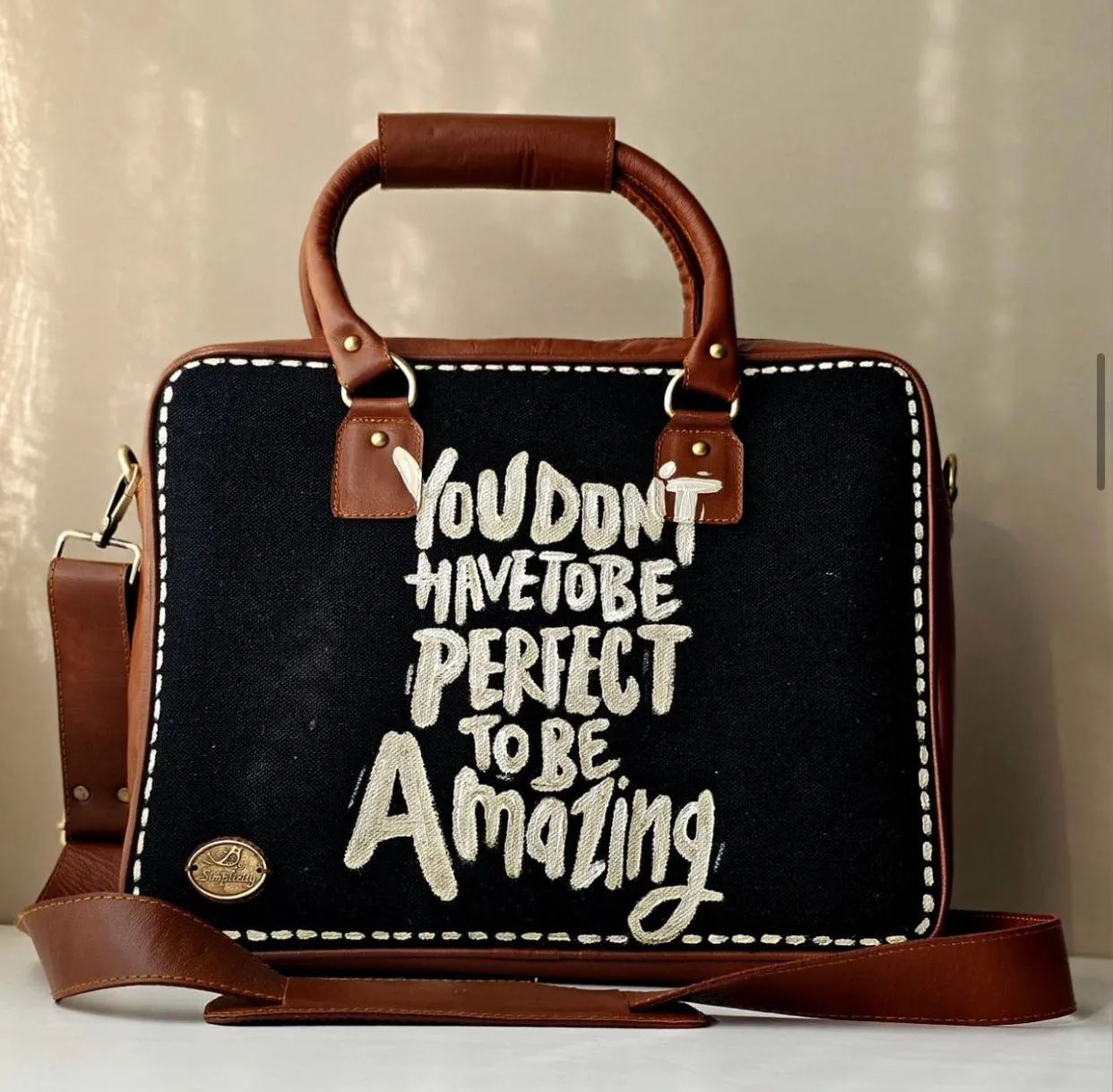Laptop Bag You Dont Have To Be Perfect