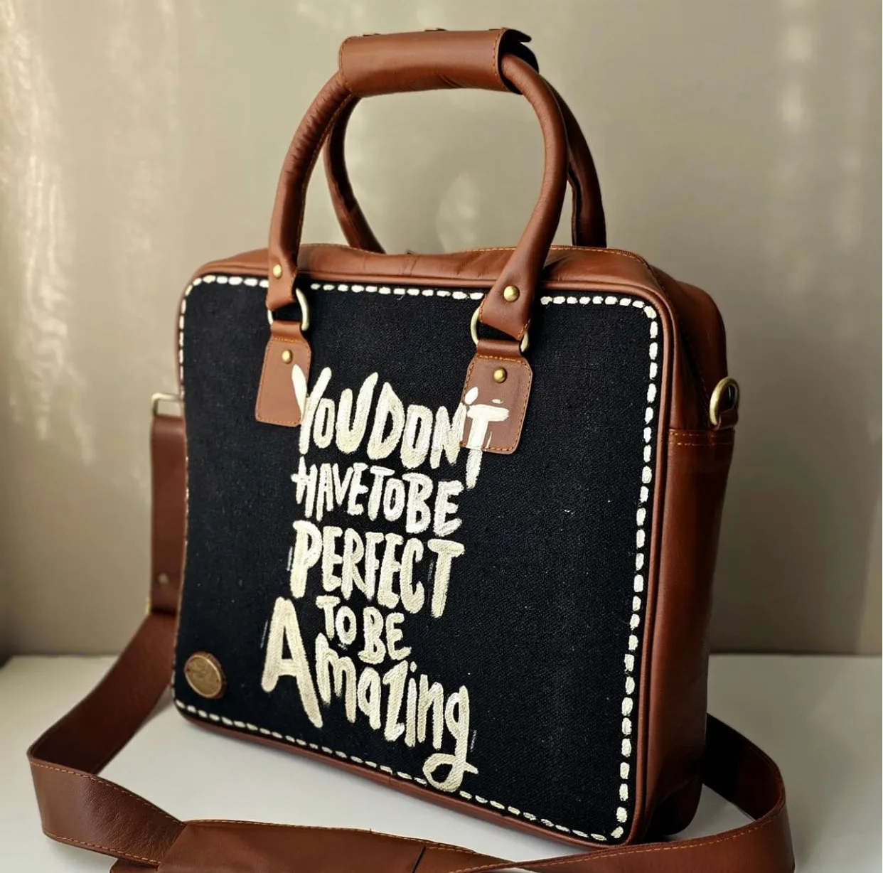 Laptop Bag You Dont Have To Be Perfect