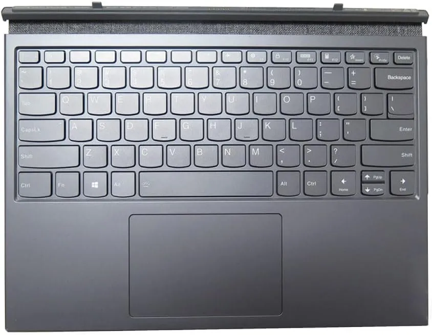 Laptop Duet 7 BT Folio Keyboard Dock for Lenovo Yoga Duet 7-13ITL6 82MA English US 5D20Z51417 with Backlit Gray New
