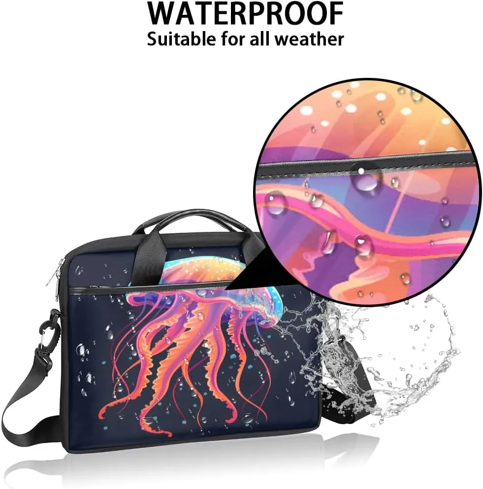 Laptop Shoulder Bag Computer Bag 13-15 Inches Laptop Carrying Case with Shoulder Strap for Women Men