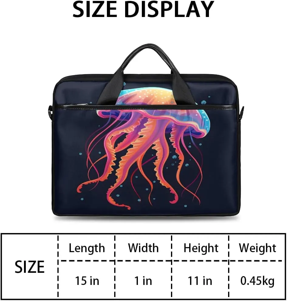 Laptop Shoulder Bag Computer Bag 13-15 Inches Laptop Carrying Case with Shoulder Strap for Women Men