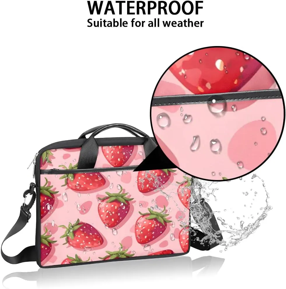 Laptop Shoulder Bag Computer Bag 13-15 Inches Laptop Carrying Case with Shoulder Strap for Women Men