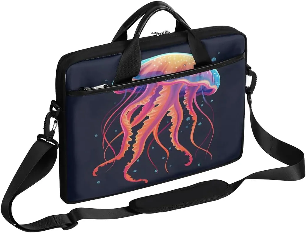 Laptop Shoulder Bag Computer Bag 13-15 Inches Laptop Carrying Case with Shoulder Strap for Women Men