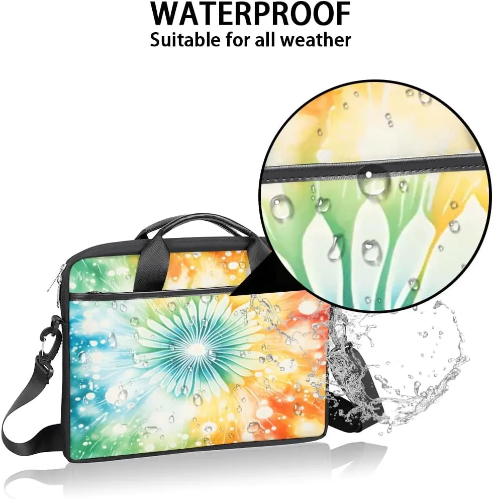 Laptop Shoulder Bag for 13-15 Inch Waterproof Laptop Sleeve Case Bag Slim Computer Carry Case Computer Cases for Laptops