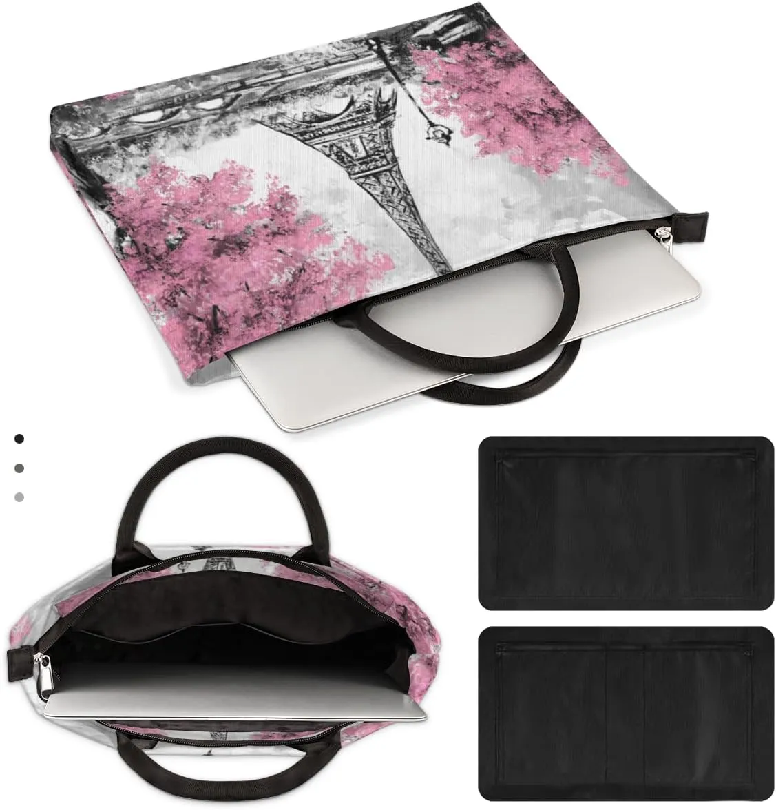 Laptop Sleeve Case for Women Men Laptop Bag Durable Travel Computer Carrying Bag with Handle Accessories Bags