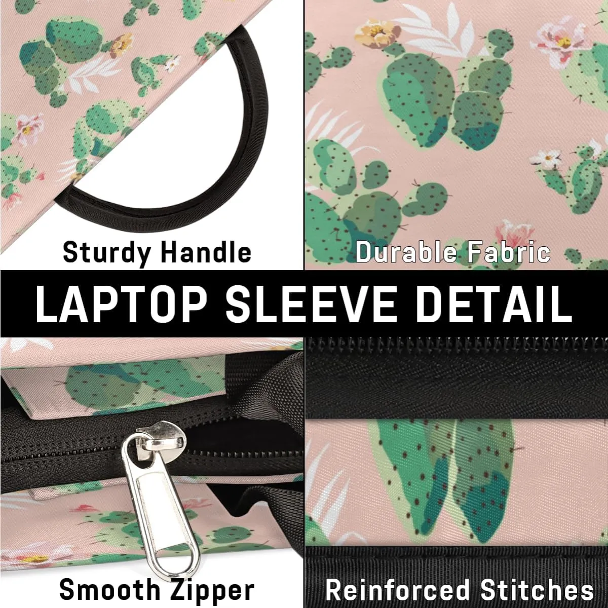 Laptop Sleeve Case for Women Men Laptop Bag Durable Travel Computer Carrying Bag with Handle Accessories Bags
