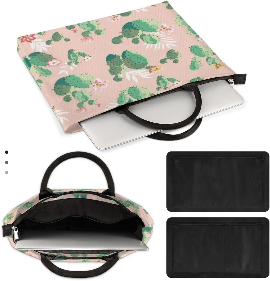 Laptop Sleeve Case for Women Men Laptop Bag Durable Travel Computer Carrying Bag with Handle Accessories Bags