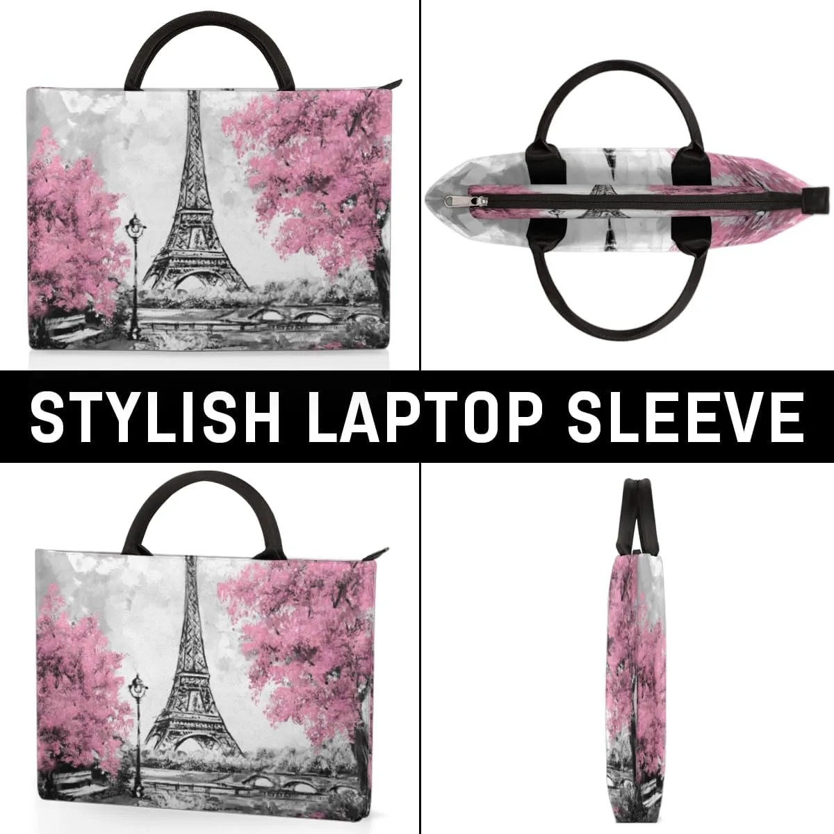 Laptop Sleeve Case for Women Men Laptop Bag Durable Travel Computer Carrying Bag with Handle Accessories Bags