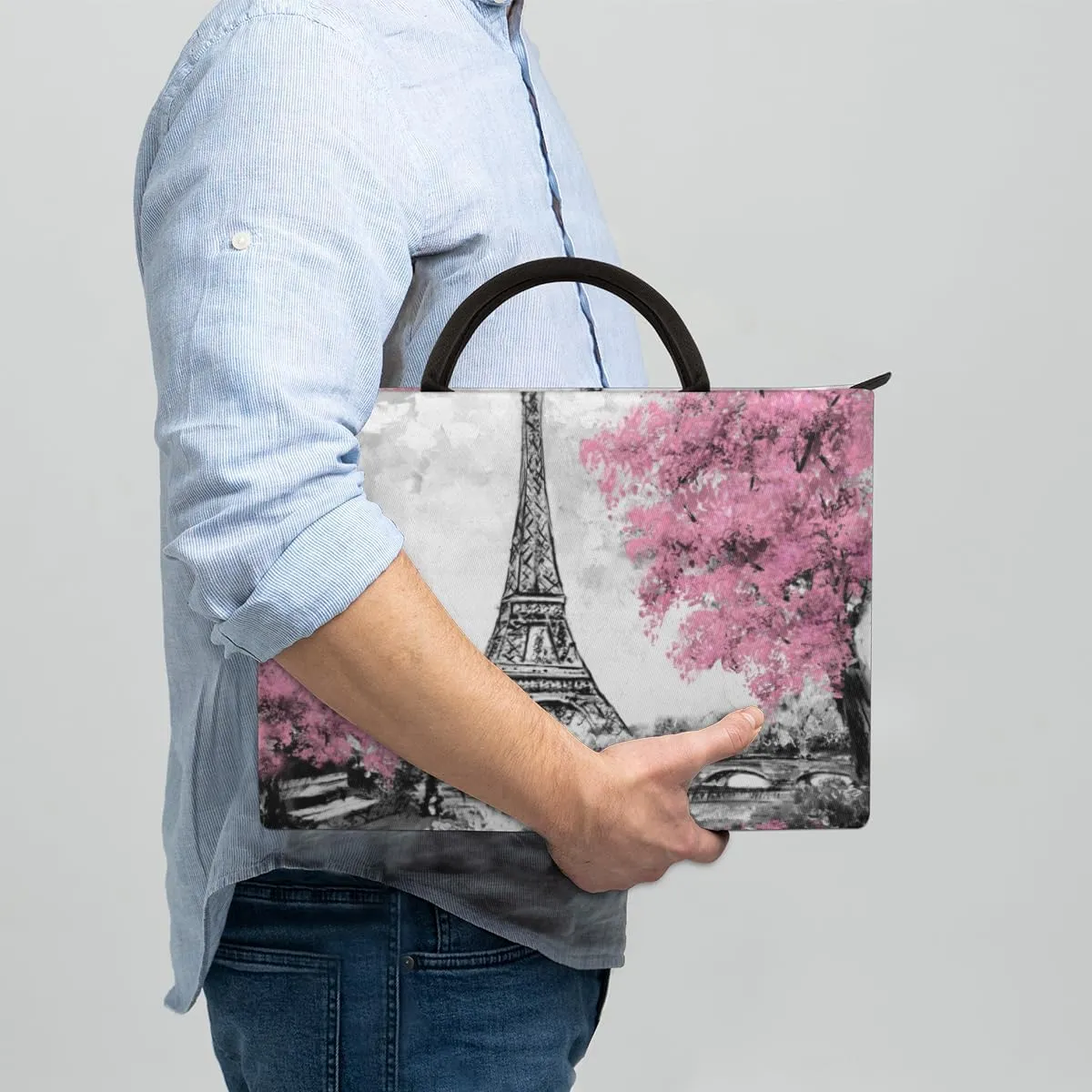 Laptop Sleeve Case for Women Men Laptop Bag Durable Travel Computer Carrying Bag with Handle Accessories Bags
