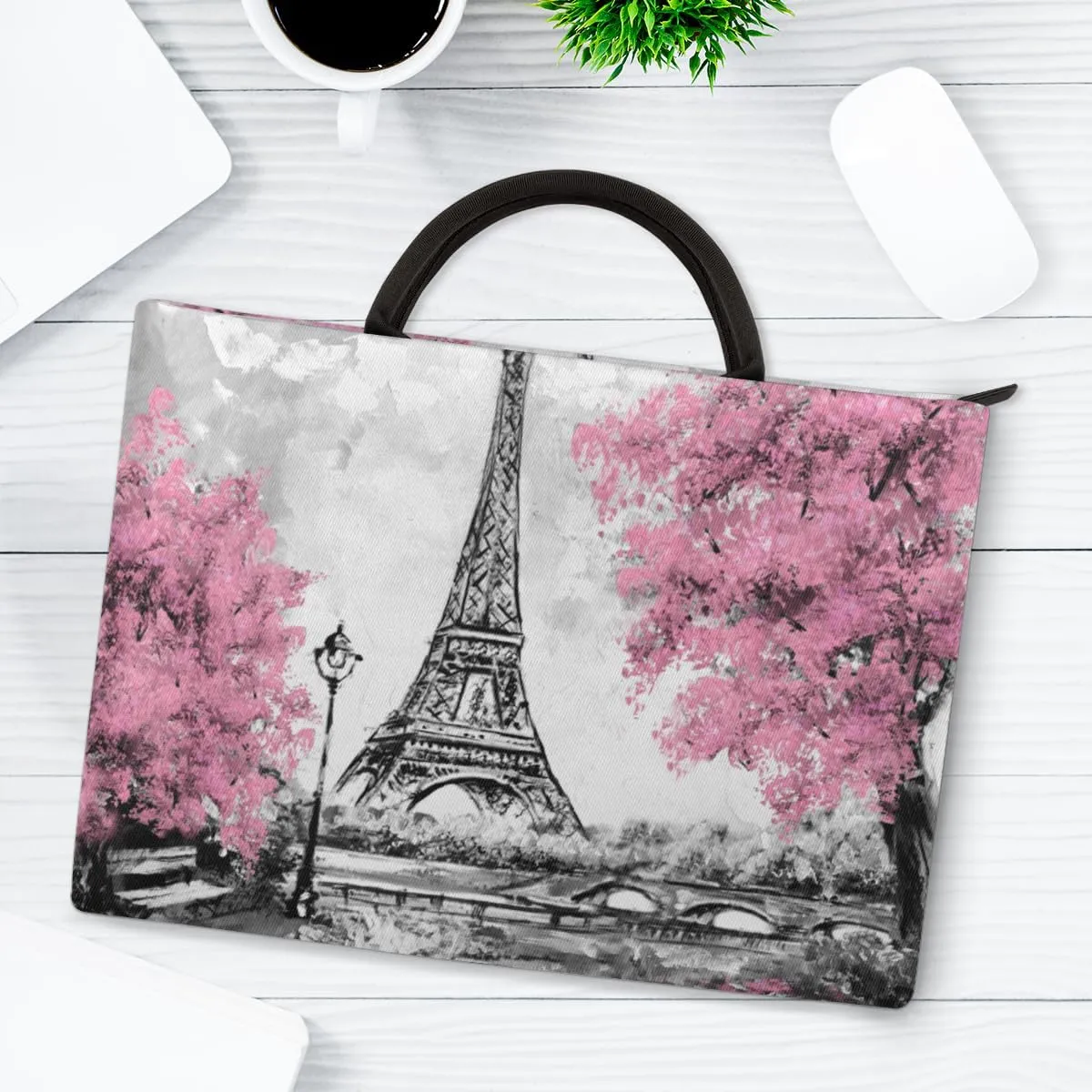 Laptop Sleeve Case for Women Men Laptop Bag Durable Travel Computer Carrying Bag with Handle Accessories Bags