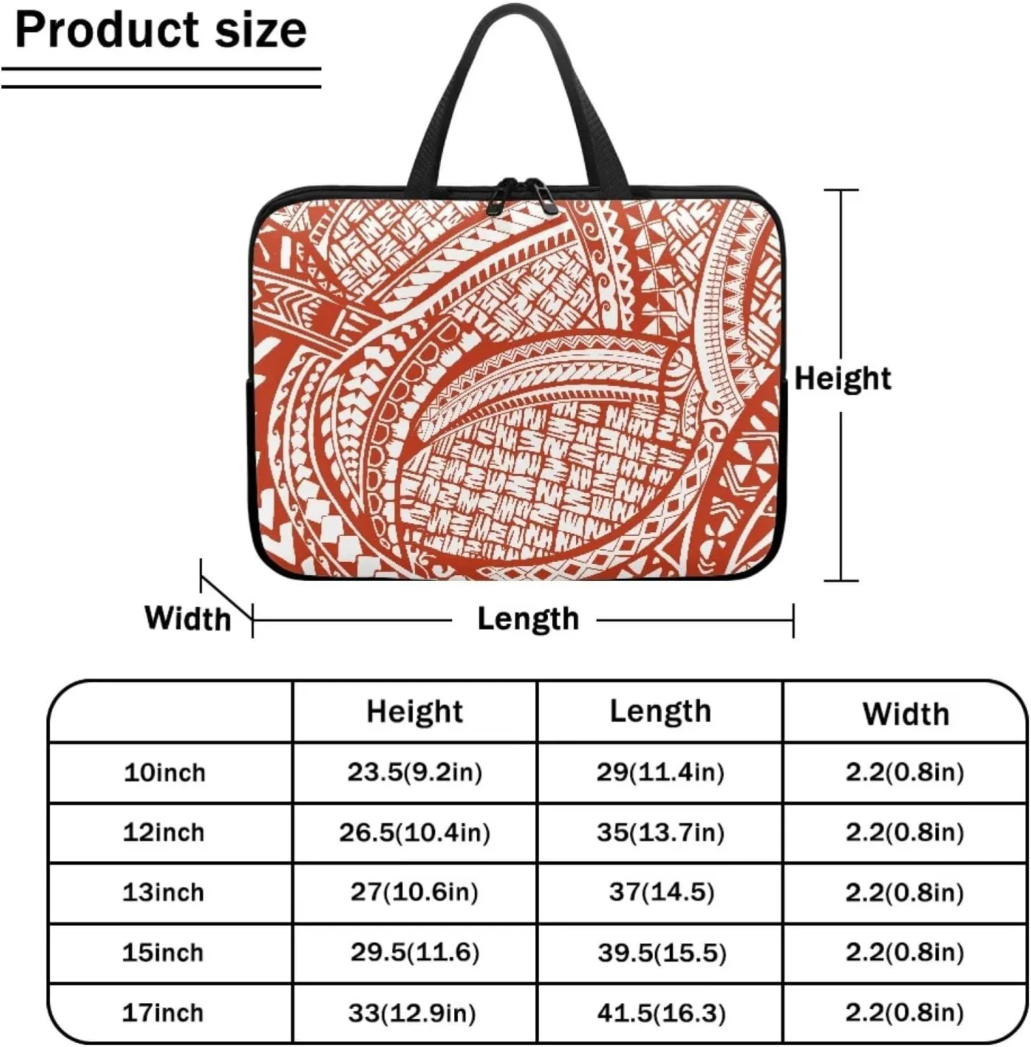 Laptop Tote Bag Compatible with 10-17 inch Notebook Computers Carrying Case