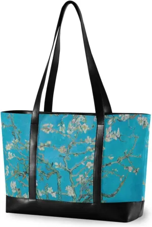 Laptop Tote Bag for Women 15.6in Tote Bag Laptop Compartment Work Bag Office Computer Teacher Travel Shoulder Bag
