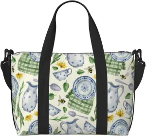 Laptop Tote Bag for Women Work - Vintage Utensils Gym Bag for Women Men, Crossbody Travel Bags for Women Men Carry On, Weekender Bags for Women Travel