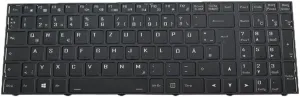 Laptop with Backlit Keyboard for Axxiv Ferm 17F17 German GR Black with Black Frame New