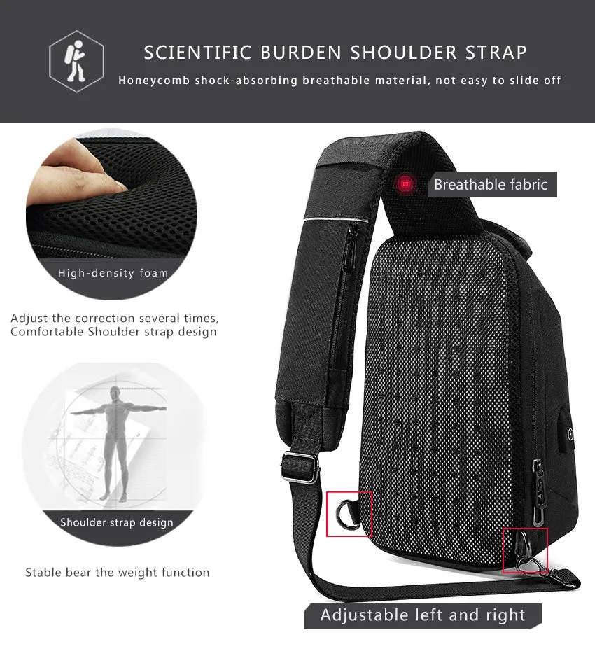 Large Capacity Crossbody Chest Bag