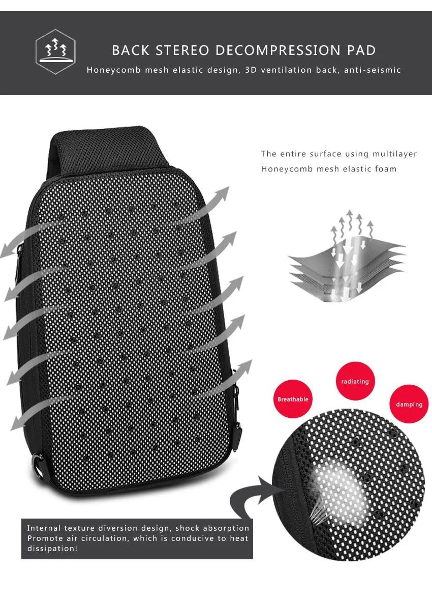 Large Capacity Crossbody Chest Bag