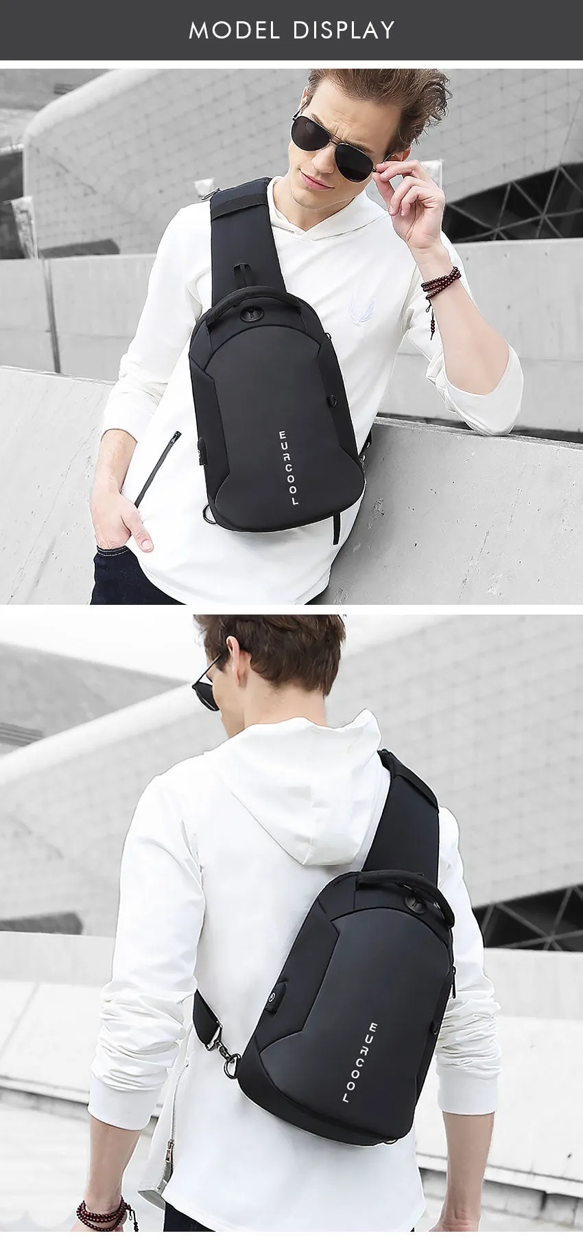 Large Capacity Crossbody Chest Bag